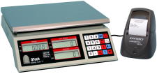 The QCS Model is available with the Dymo SE300 LabelWriter printer for hard copies on labels or paper.